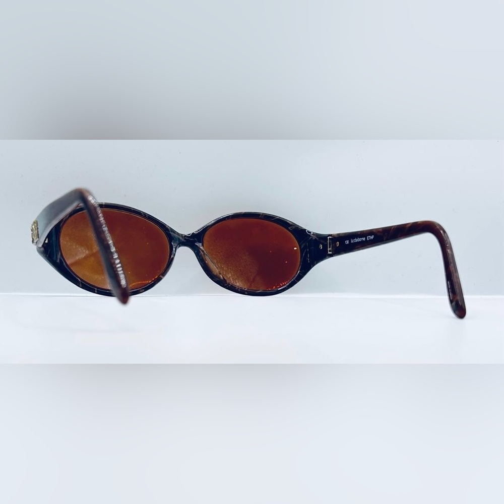 Liz Claiborne L507S Brown Oval Sunglasses Frames Only - Picture 5 of 8